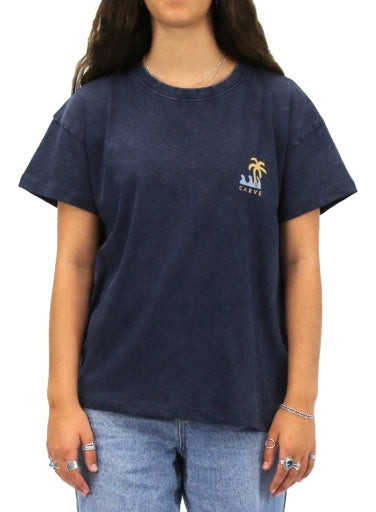 CARVE VAMOS WOMENS SS TEE - NAVY - 8 pieces XS/S/M/L/XL (1/2/2/2/1)