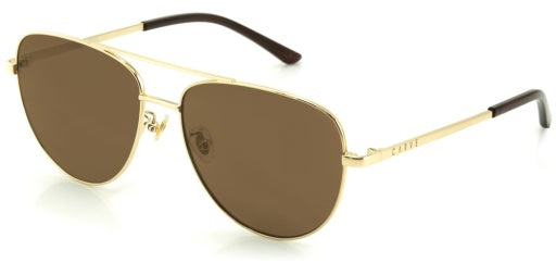 CARVE SOLANA GLOSS GOLD METAL BROWN POL LENS