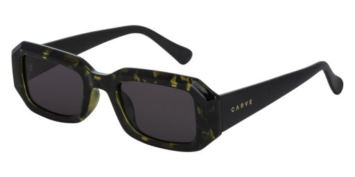 CARVE ASHER GLOSS FIRE TORT MATT BLACK TEMPLE- GREY LENS