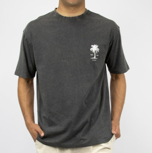 CARVE ARECA BOYS OVERSIZED SHORT SLEEVE TEE - CHARCOAL - 6 pieces 8/10/12/14 (1/2/2/1)