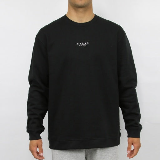 CARVE ENDLESS BOYS CREW NECK SWEATSHIRT - BLACK - 6 pieces 8/10/12/14 (1/2/2/1)