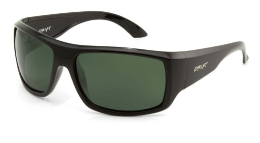 DRIFT FRANKO GLOSS BLACK GREEN POL LENS