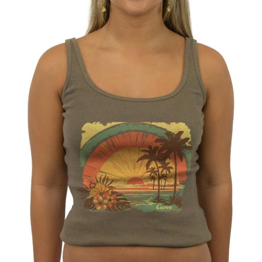 CARVE PARADISE GIRLS TANK TOP - BLACK - 4 pieces 8/10/12/14 (1/1/1/1)