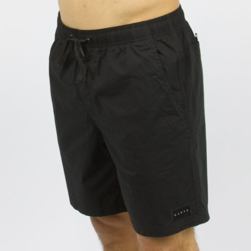 CARVE AMPLIFY BOYS ELASTIC WAIST VOLLEY SHORT - BLACK - 6 pieces 8/10/12/14 (1/2/2/1)