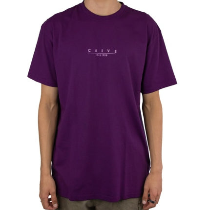 CARVE REFORMER HULKS SHORT SLEEVE TEE VINTAGE WASH - BLACKBERRY - 3 pieces 3XL/4XL/5XL (1/1/1)