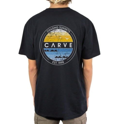 CARVE HORIZON HULKS SHORT SLEEVE TEE - BLACK - 3 pieces 3XL/4XL/5XL (1/1/1)