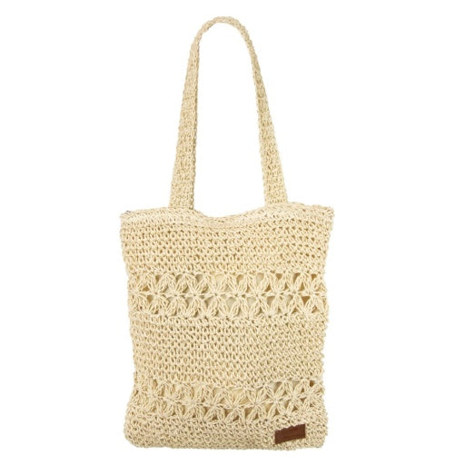 CARVE PALM COVE CROCHET TOTE BAG - NATURAL - 4 pieces N/S (4)