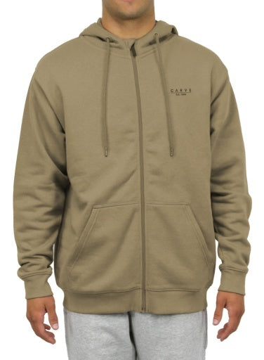 CARVE MYSTIC MENS ZIP HOODII FLEECE - BLACK - 10 pieces S/M/L/XL/XXL (1/2/3/2/2)