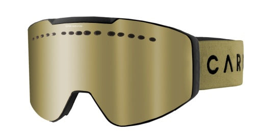 CARVE WHITE OUT MATT BLACK- ORANGE W.GOLD MIRROR