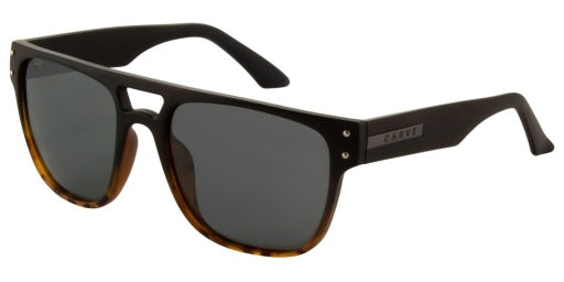CARVE THE HUB MATT BLACK TO DK TORT-MC- GREY POLARIZED