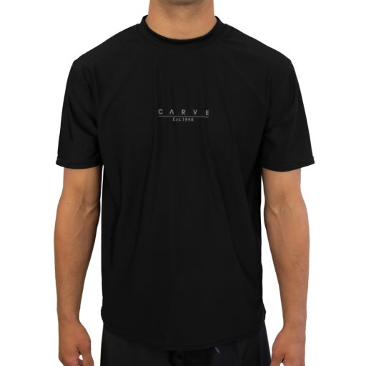 CARVE INSIGNIA BOYS SS T-RASHIE - BLACK - 6 pieces 8/10/12/14 (1/2/2/1)