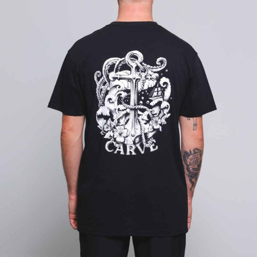 CARVE SINKER MENS SHORT SLEEVE SHIRT - BLACK - 9 pieces S/M/L/XL/XXL (1/1/3/3/1)