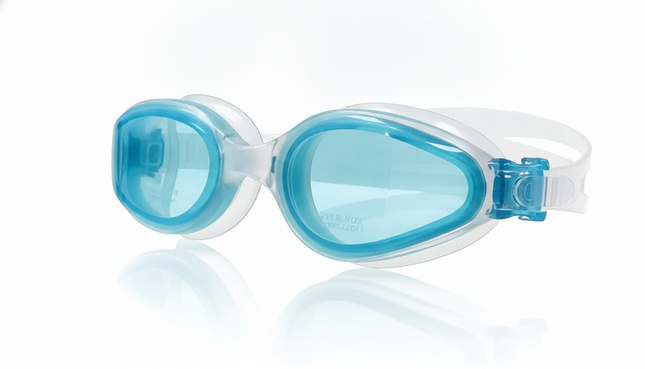 Land & Sea Uni-Fit Silicone Goggle Aqua side view